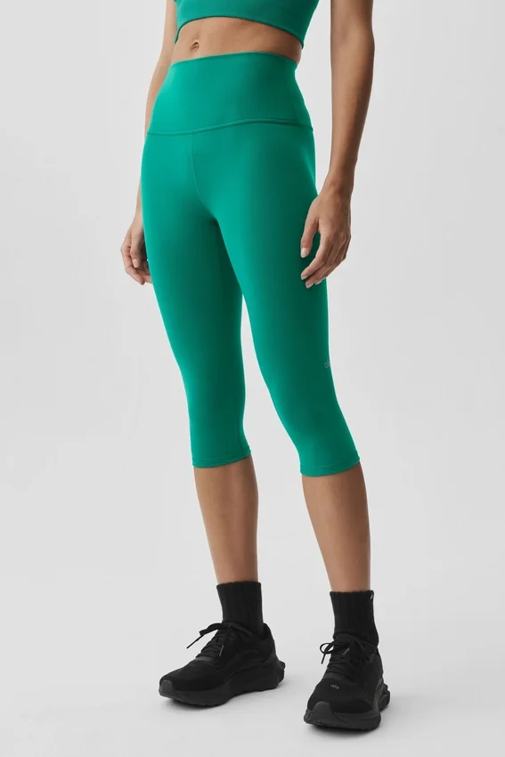 16" High-Waist Airbrush-capribyxa – Emerald Isle