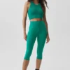 16" High-Waist Airbrush-capribyxa – Emerald Isle