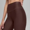 16'' High-Waist Airlift Capri – Brownstone