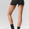 3" Alo Softsculpt High-Waist Precision Short – Svart