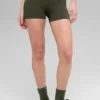 3" Alo Softsculpt High-Waist Precision-shorts – olivgrön