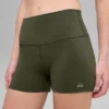 3" Alo Softsculpt High-Waist Precision-shorts – olivgrön