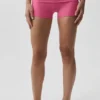 3" Alo Softsculpt lågmidjade shorts med vikbar midja – Paradise Pink