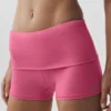 3" Alo Softsculpt lågmidjade shorts med vikbar midja – Paradise Pink