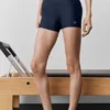 3" High-Waist Airlift eleganta shorts – marinblå