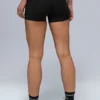 3" High-Waist Airlift-shorts – svarta