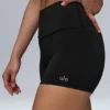 3" High-Waist Airlift-shorts – svarta