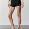 3" High-Waist Airlift Sleek Short – svart