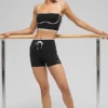 4" Airbrush Race Pace-shorts med High-Waist – svart/vit