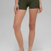 4" High-Waist Airbrush Race Pace Shorts – grön oliv/svart