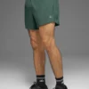 5" Adapt löparshorts – Clover Green