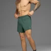 5" Adapt löparshorts – Clover Green