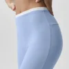 5" Airbrush Double Up Shorts – Ljus provenceblå/vit