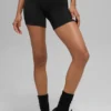 5" Airbrush Double Up-shorts – svart/vit