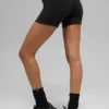 5" Airbrush Double Up-shorts – svart/vit