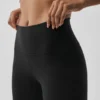 5" Airbrush-high-waist bikershorts – Svart