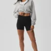 Sweet Escape-huvtröja med dragkedja – Athletic Heather Grey