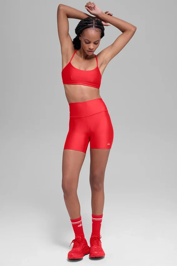 5" Airlift Energy-shorts – klarröd