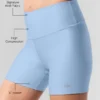 5" Airlift Energy-shorts – Seashell Blue