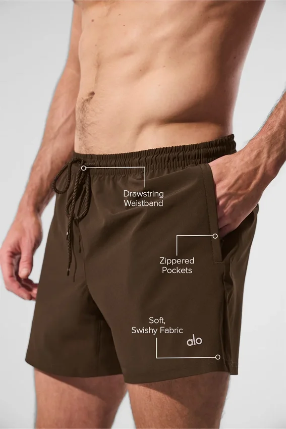 5" Circuit Shorts – Espresso