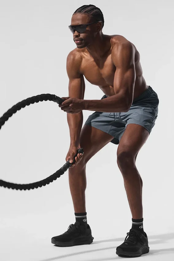 5" Circuit Shorts – stålgrå