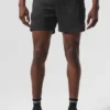 5" Game Time Ripstop 2-i-1 Shorts – svart/svart