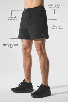 5″ Repetition Shorts – Svart