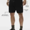 5" Shift Knit Shorts - Black