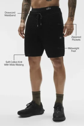 5″ Shift Knit Shorts – Black