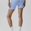 5" sömlösa ribbade Favorite-shorts – ljus provenceblå
