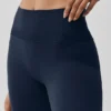 5" sömlösa ribbade Favorite-shorts – Navy