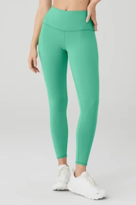 7/8-långa Airbrush Legging med hög midja – Lettuce
