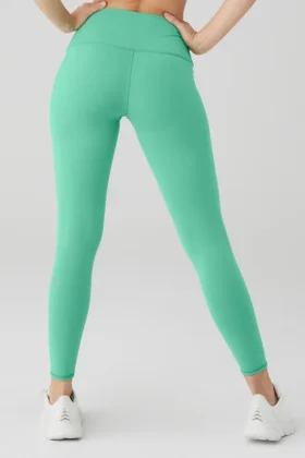 7/8-långa Airbrush Legging med hög midja – Lettuce