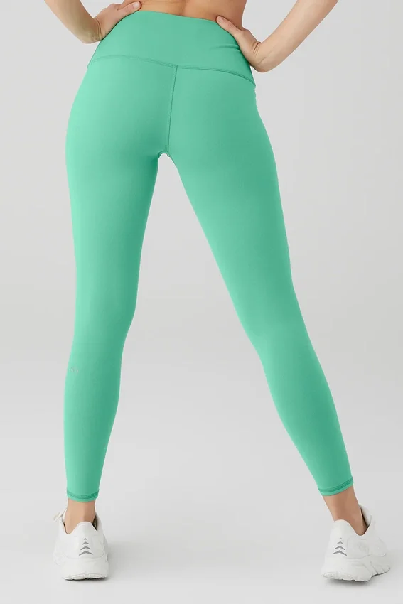 7/8-långa Airbrush Legging med hög midja – Lettuce