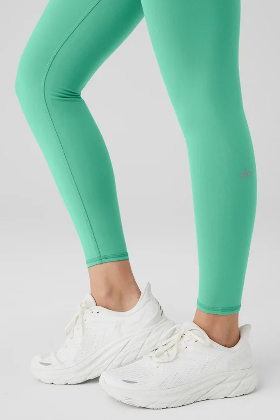 7/8-långa Airbrush Legging med hög midja – Lettuce