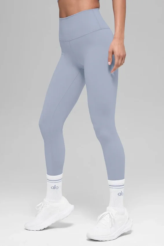 7/8-långa Airbrush Legging med hög midja – Winter Frost