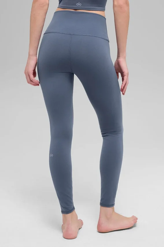 7/8-långa High-Waist Airbrush Legging – Bluestone