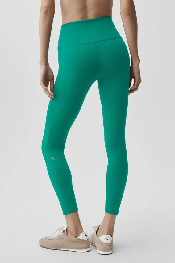 7/8-långa High-Waist Airbrush Legging – Emerald Isle