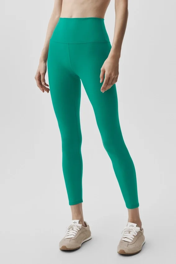 7/8-långa High-Waist Airbrush Legging – Emerald Isle