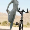7/8-långa High-Waist Airbrush Legging – Lunar Grey