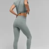 7/8-långa High-Waist Airbrush Legging – Lunar Grey