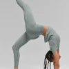 7/8-långa High-Waist Airbrush Legging – Lunar Grey