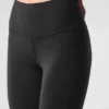7/8-långa High-Waist Airbrush Legging – svart