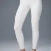 7/8-långa High-Waist Airbrush Legging – White
