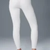 7/8-långa High-Waist Airbrush Legging – White