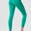 7/8-långa High-Waist Airbrush Leggings – Spruce Green