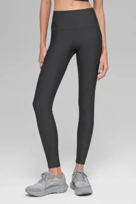 7/8-långa High-Waist Airlift Legging – antracit