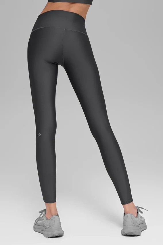 7/8-långa High-Waist Airlift Legging – antracit