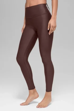 7/8-långa High-Waist Airlift Legging – Brownstone