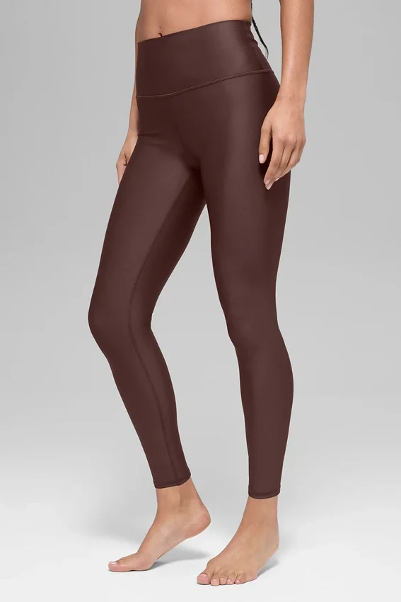 7/8-långa High-Waist Airlift Legging – Brownstone